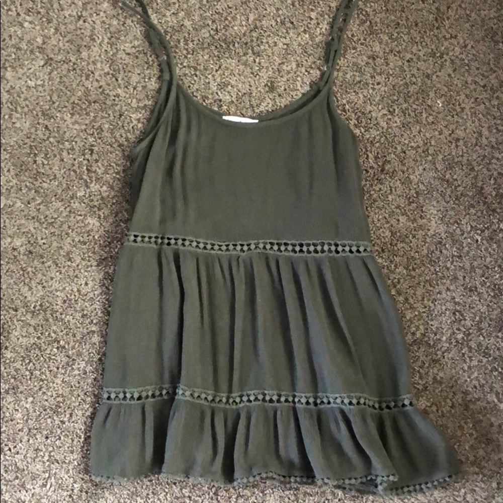 Tilly’s Socialite Green Tank Top